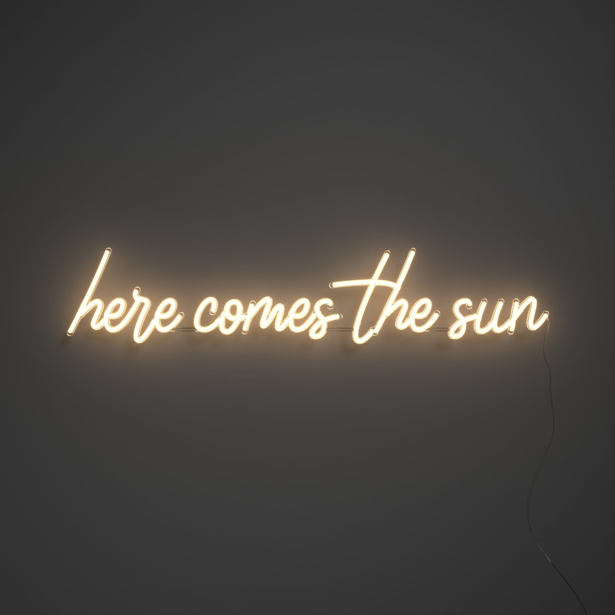 Here comes the sun - LED neon sign - YELLOWPOP UK