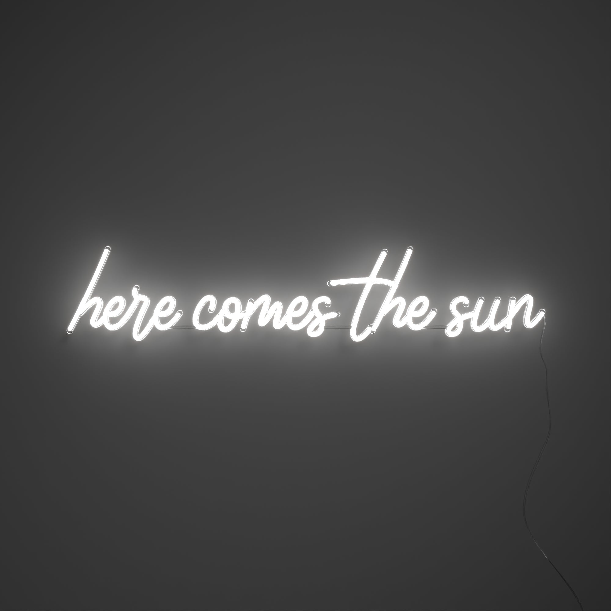 Here comes the sun - LED neon sign - YELLOWPOP UK