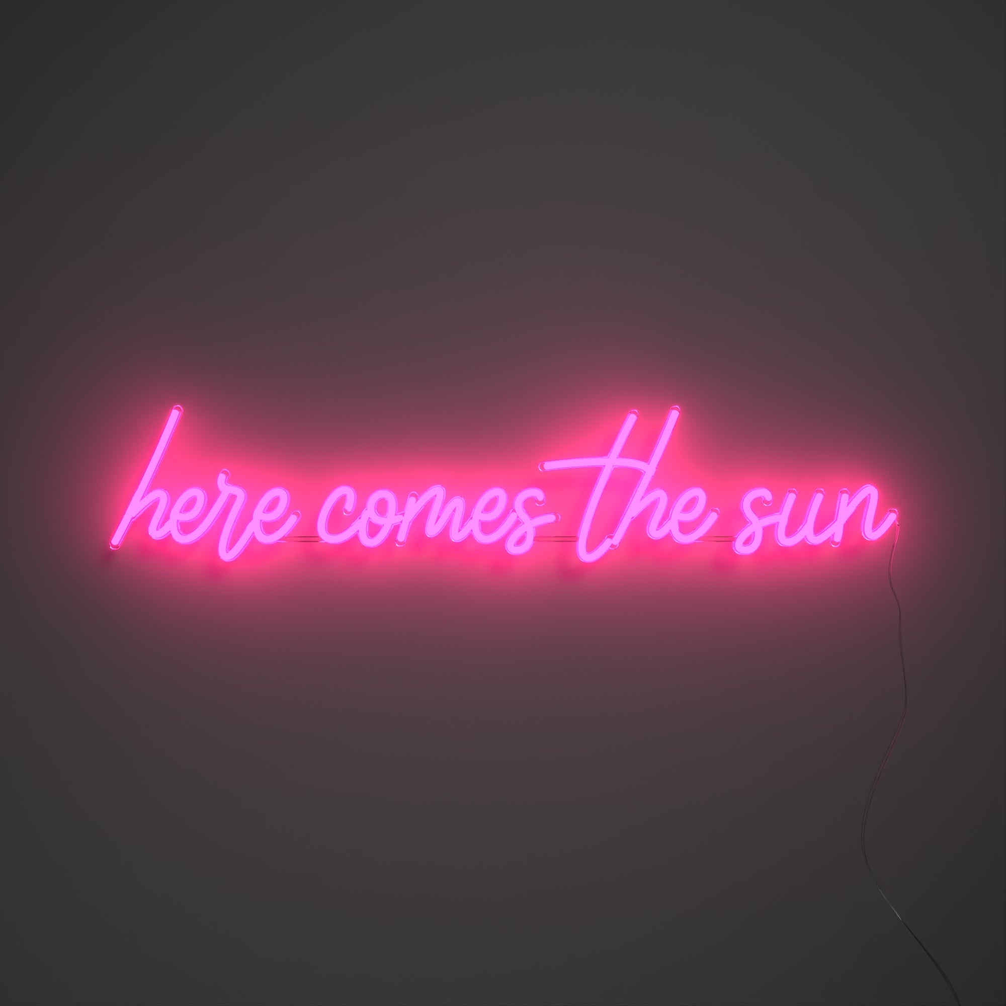 Here comes the sun - LED neon sign - YELLOWPOP UK