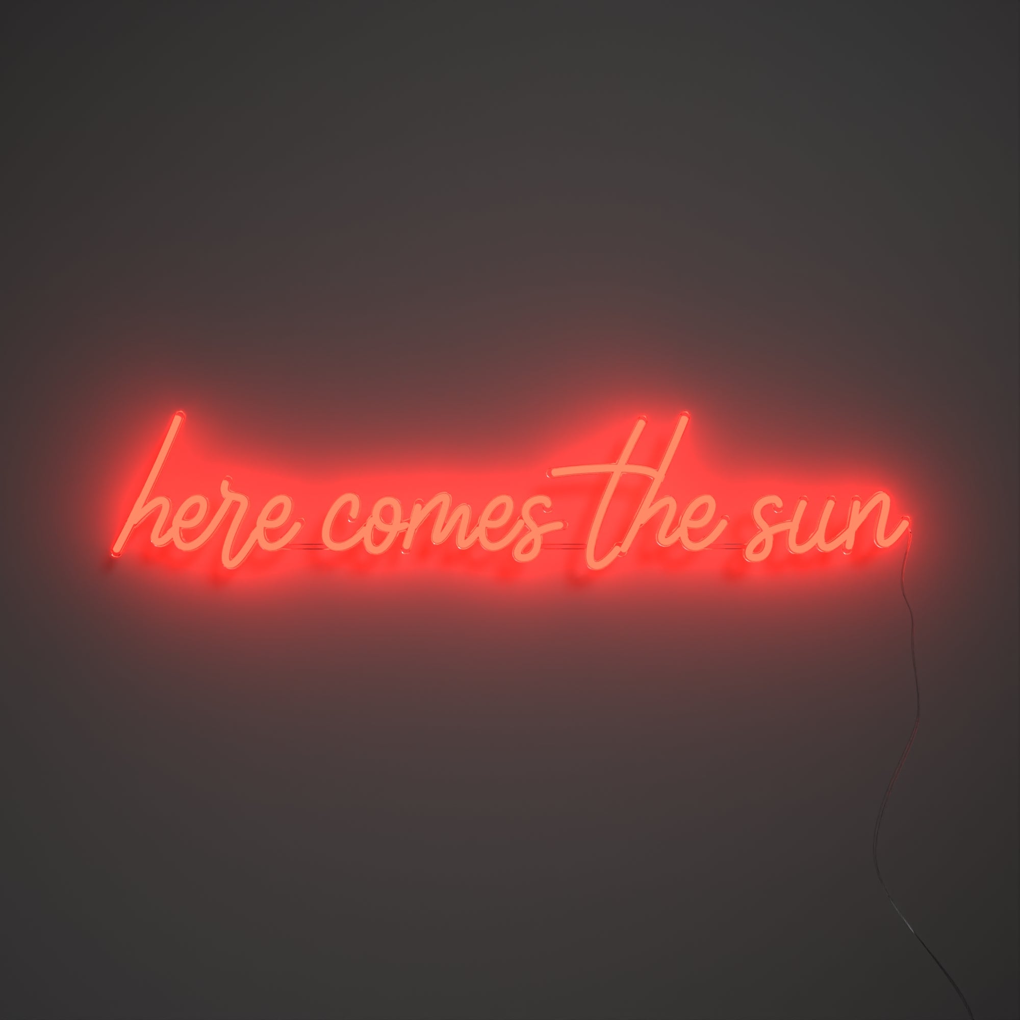 Here comes the sun - LED neon sign - YELLOWPOP UK