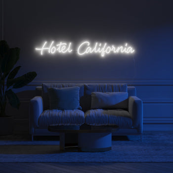 Hotel California - LED neon sign - YELLOWPOP UK