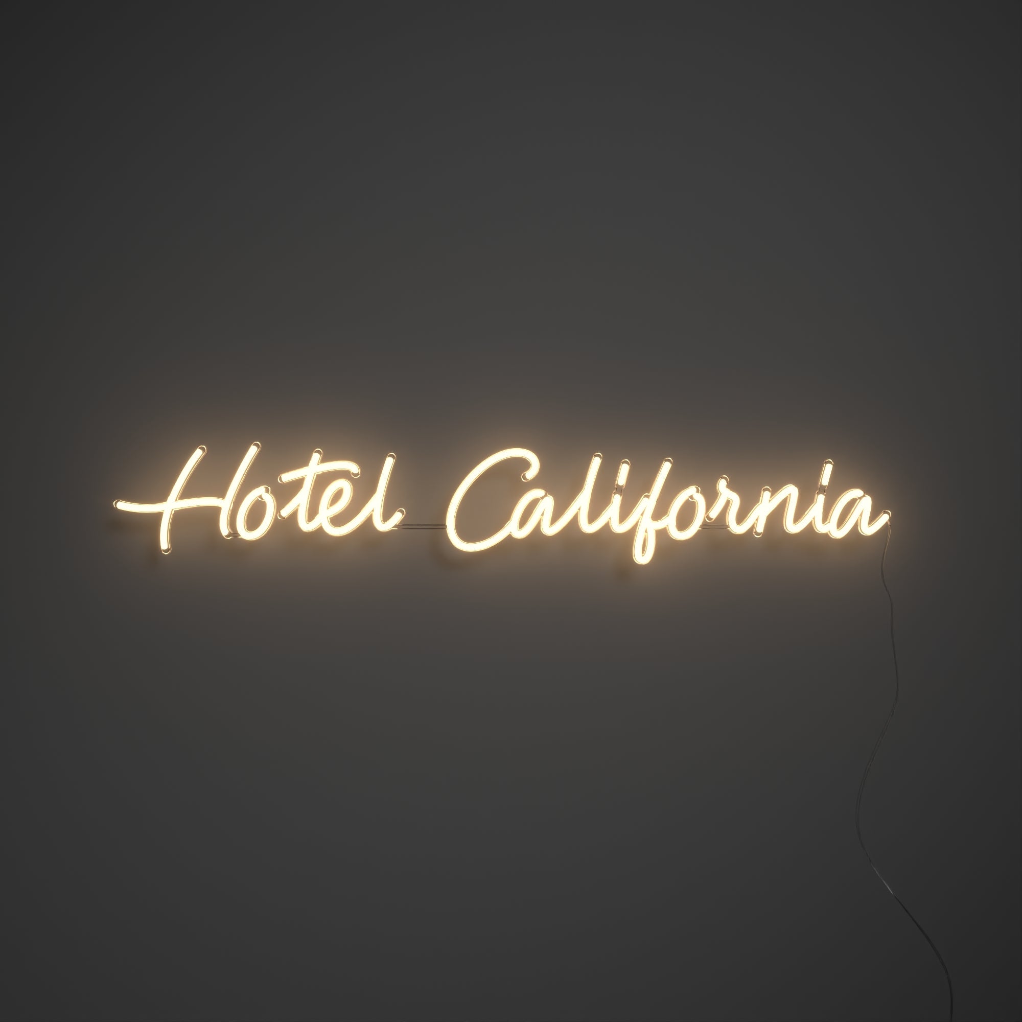 Hotel California - LED neon sign - YELLOWPOP UK