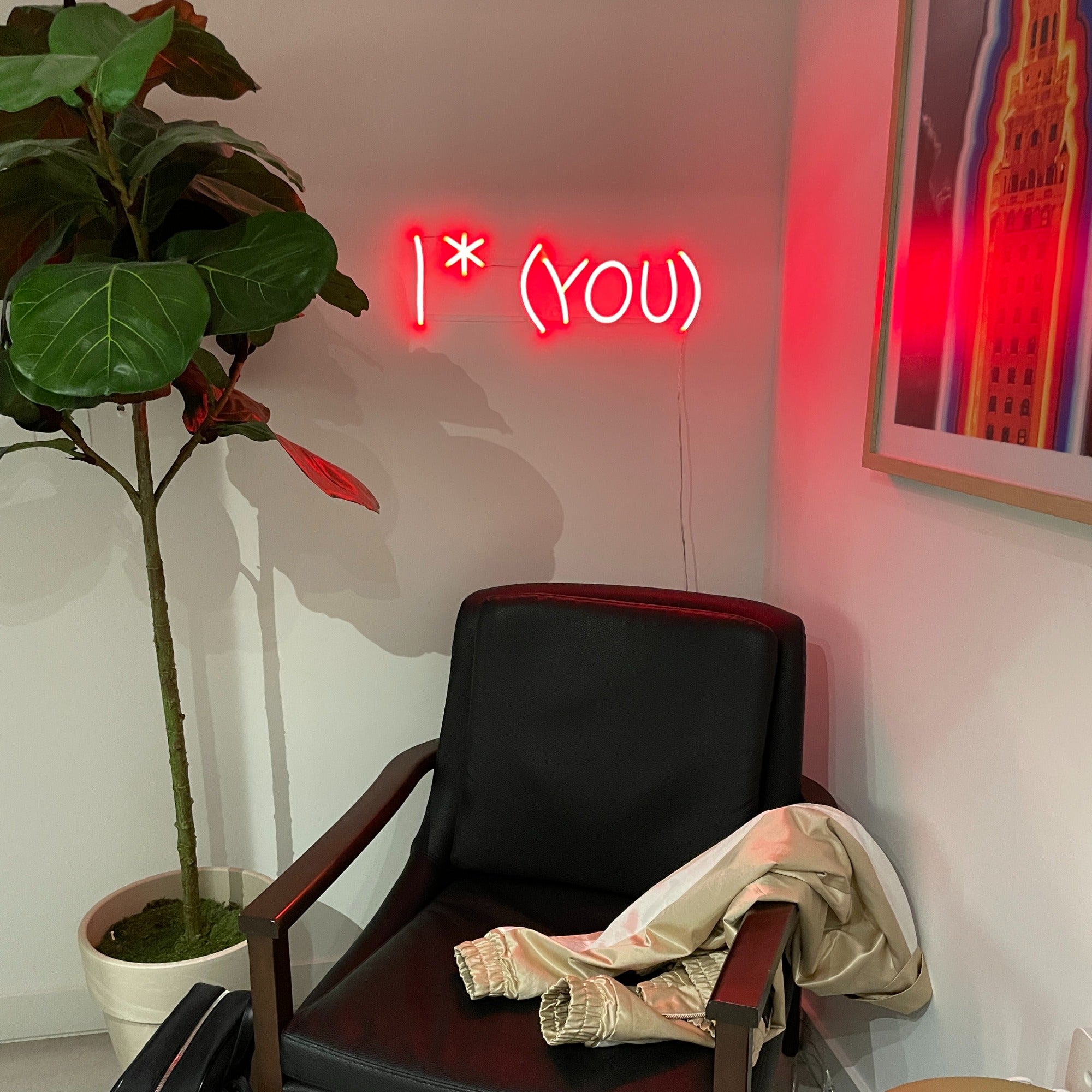 I * You, LED neon sign - YELLOWPOP UK