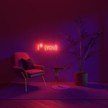 I * You, LED neon sign - YELLOWPOP UK