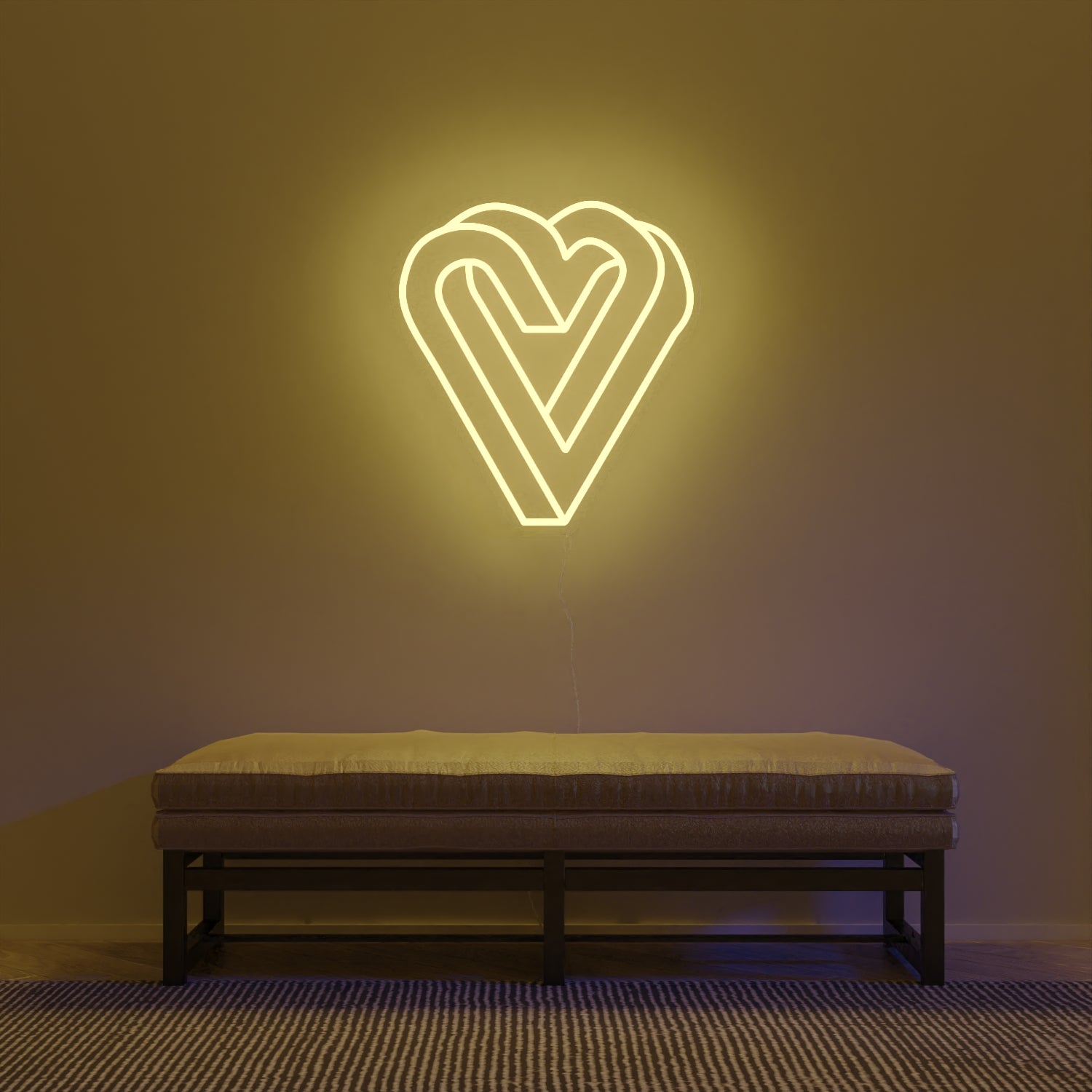 Infinity Heart - LED neon sign - YELLOWPOP UK