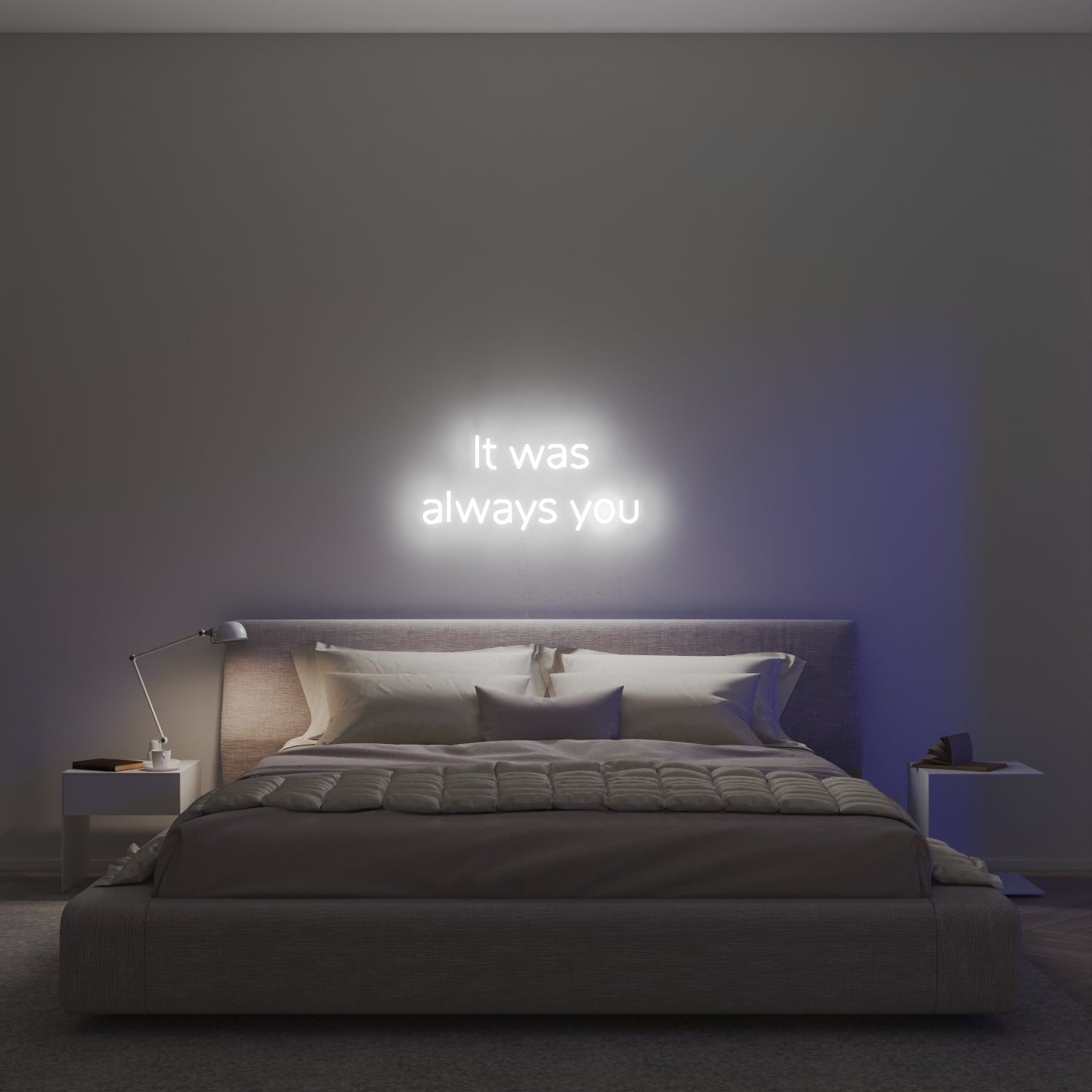 It was always you - LED neon sign - YELLOWPOP UK
