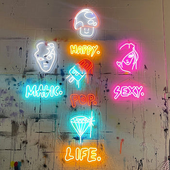 Junkpop by Gregory Siff, LED Neon Sign - YELLOWPOP UK