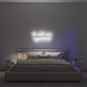La nuit nous appartient by Melissa - LED Neon Sign - YELLOWPOP UK