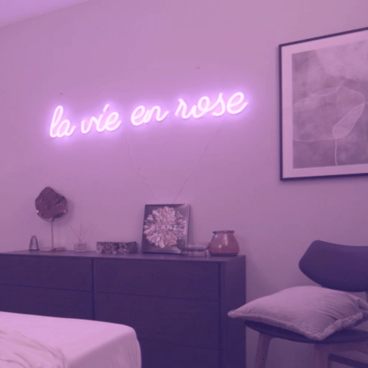 La vie en rose - LED neon sign - YELLOWPOP UK