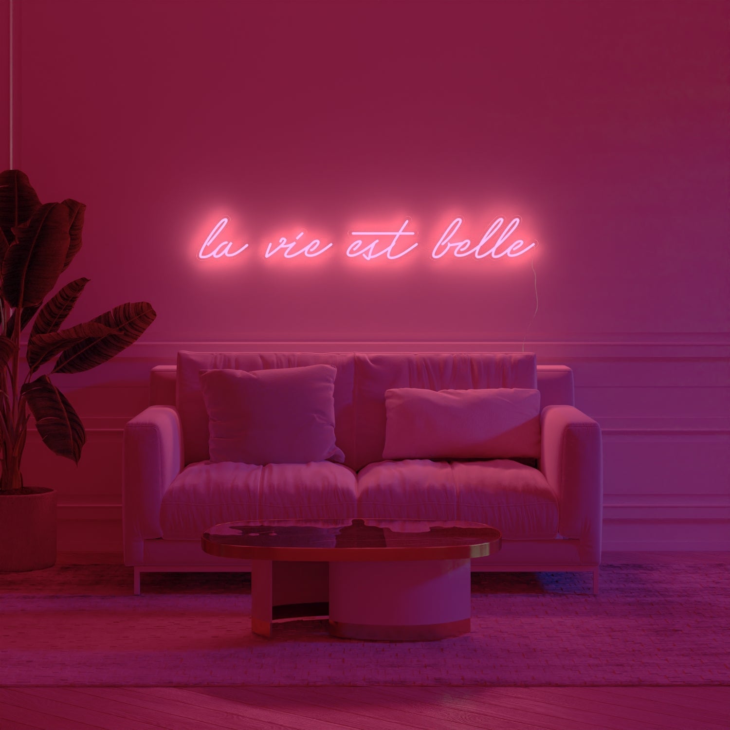 La vie est belle by Melissa - LED Neon Sign - YELLOWPOP UK