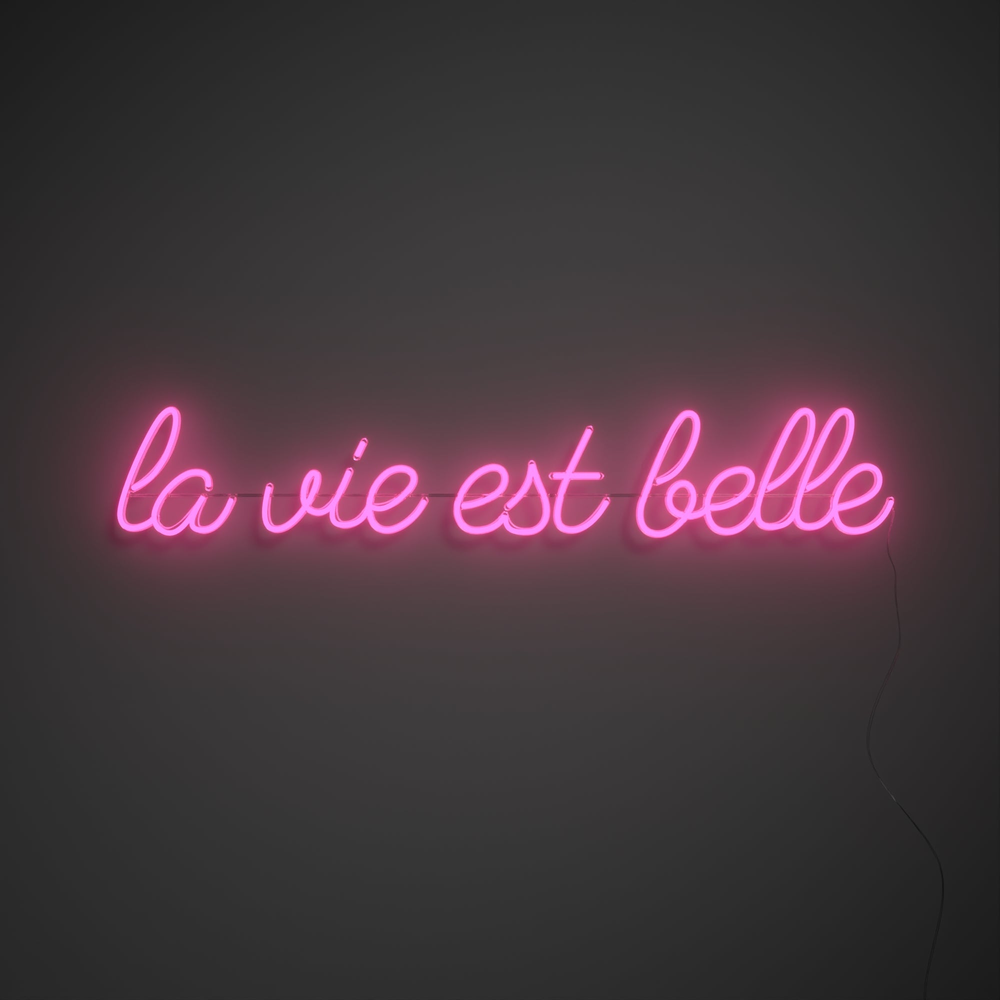La vie est belle - LED neon sign - YELLOWPOP UK