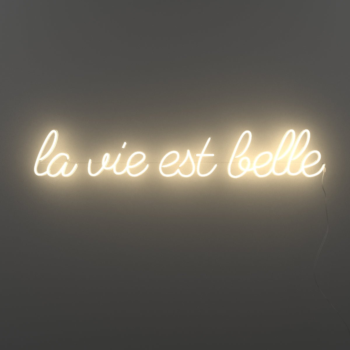La vie est belle - LED neon sign - YELLOWPOP UK