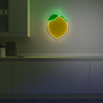 Lemon - LED neon sign - YELLOWPOP UK