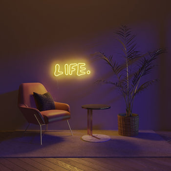 Life by Gregory Siff, LED Neon Sign - YELLOWPOP UK