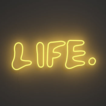 Life by Gregory Siff, LED Neon Sign - YELLOWPOP UK