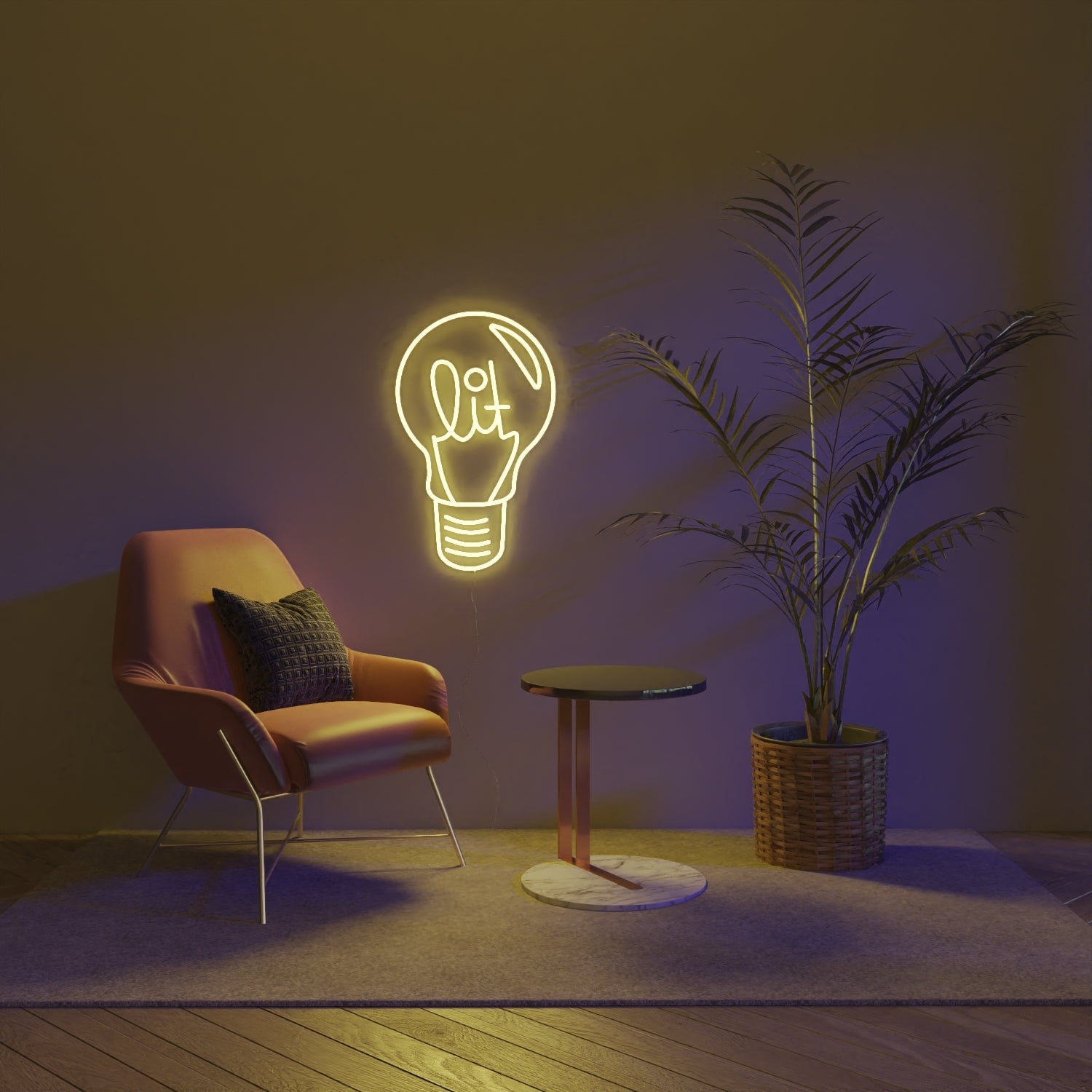 Light it up - LED neon sign - YELLOWPOP UK