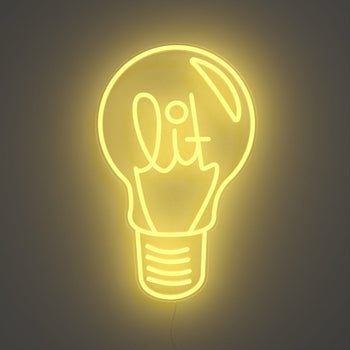 Light it up - LED neon sign - YELLOWPOP UK