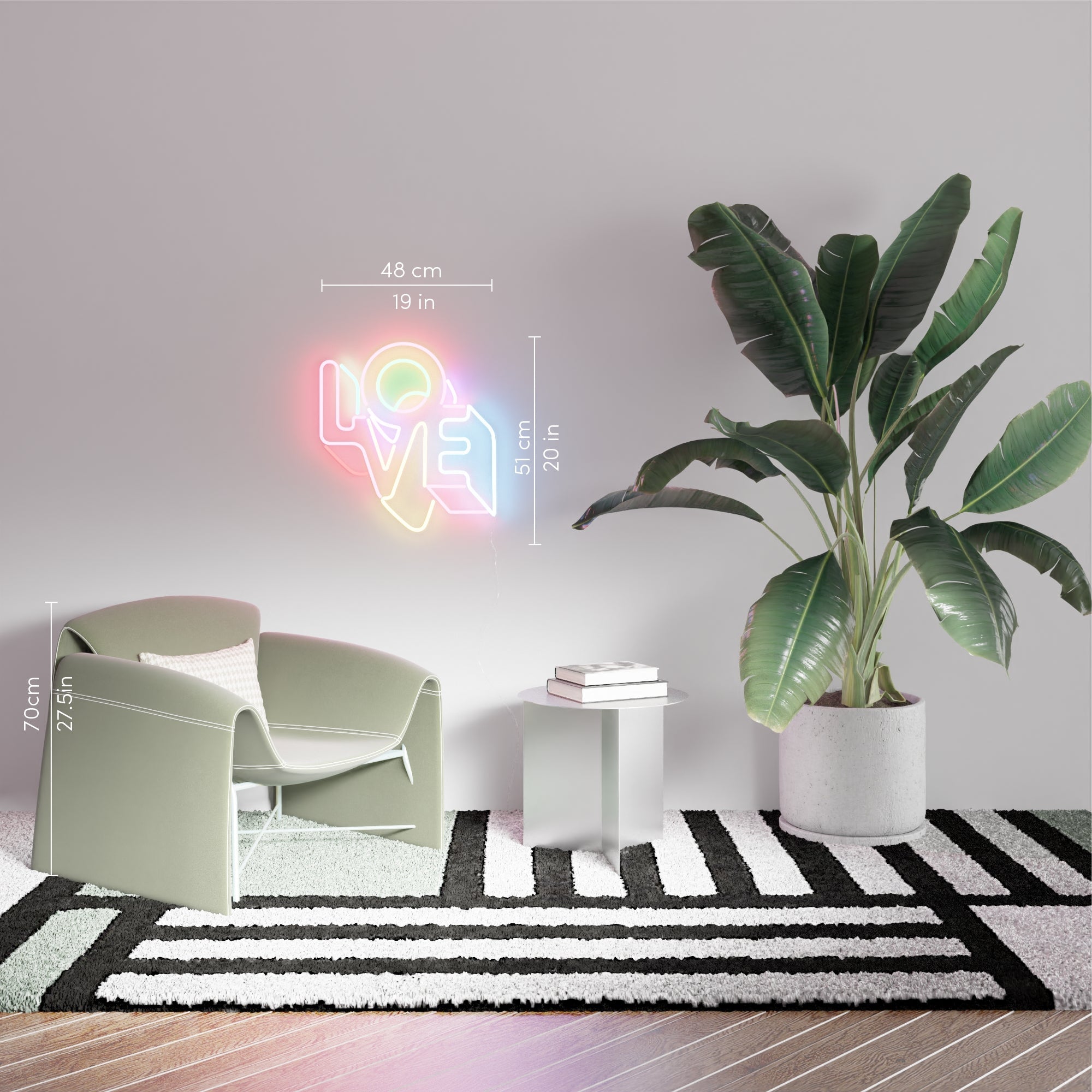 LO-VE by Yoni Alter, LED neon sign - YELLOWPOP UK