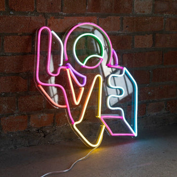 LO-VE by Yoni Alter, LED neon sign - YELLOWPOP UK
