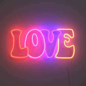 LOVE, LED neon sign - YELLOWPOP UK