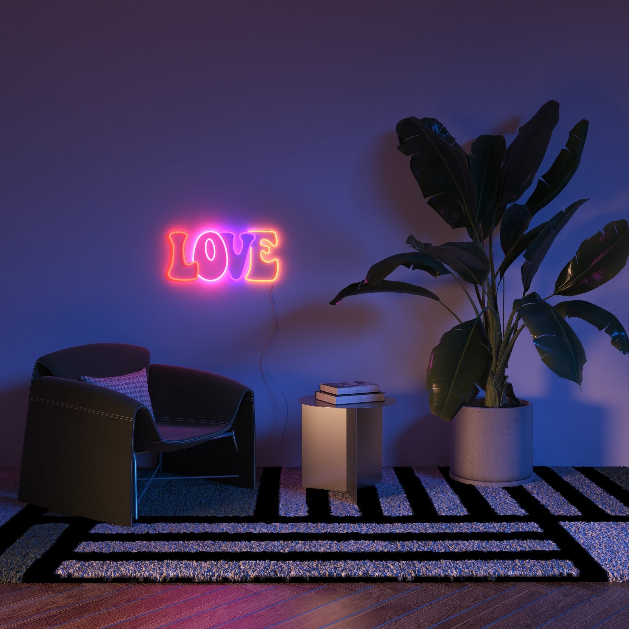 LOVE, LED neon sign - YELLOWPOP UK