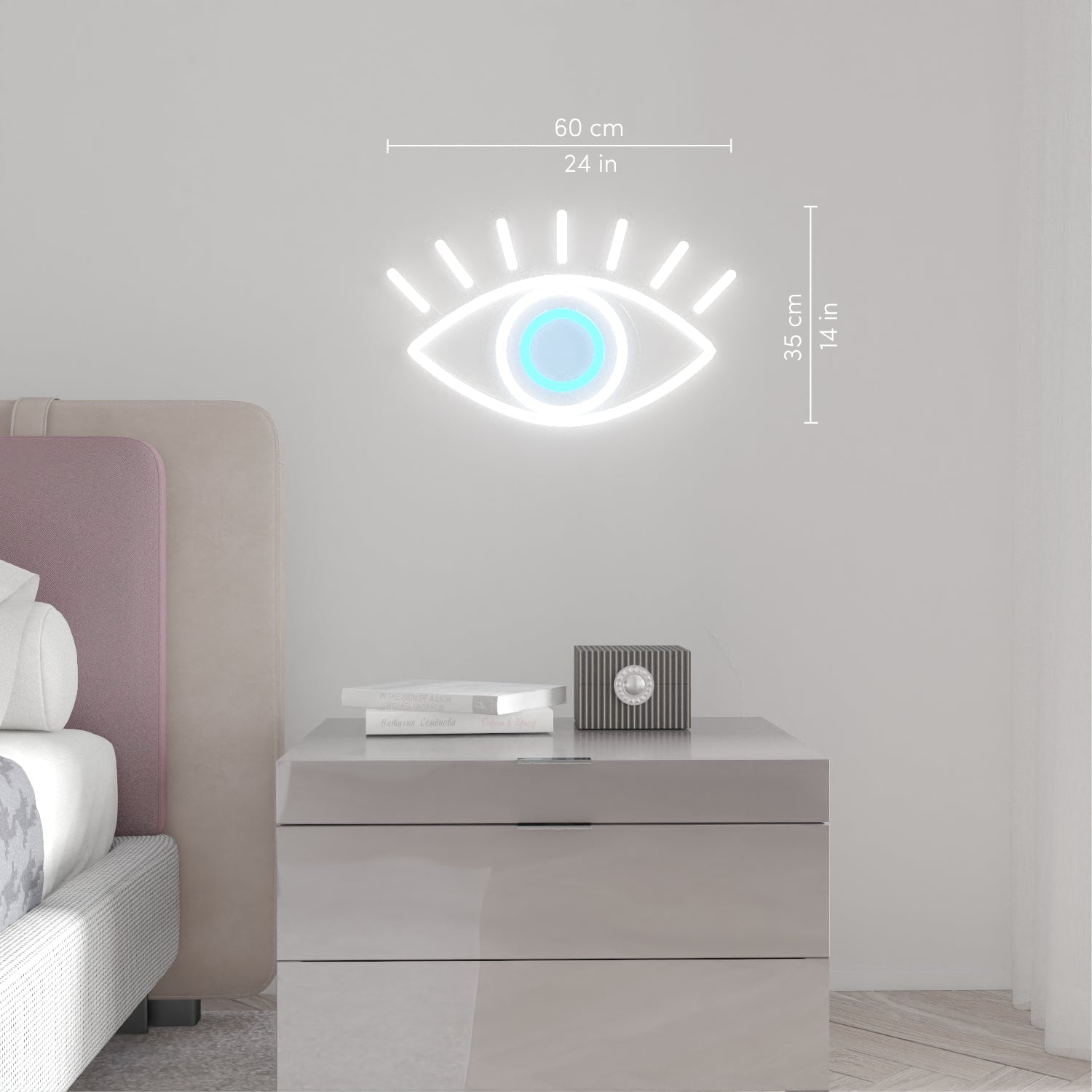 Lucky Eye - LED neon sign - YELLOWPOP UK