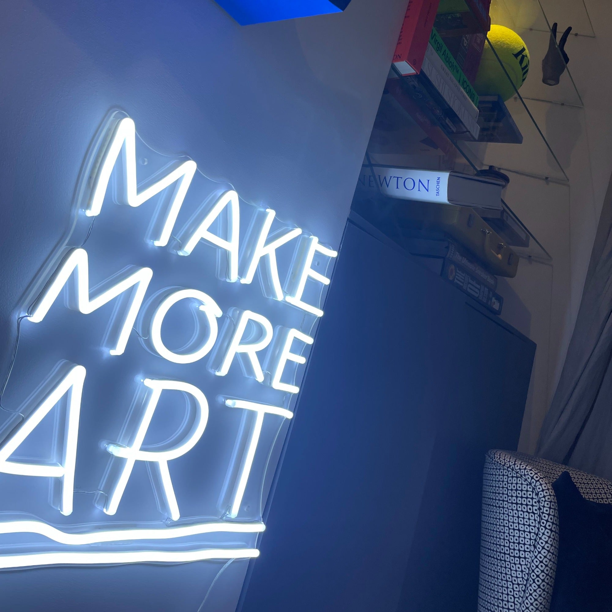 Make More Art, LED neon sign - YELLOWPOP UK