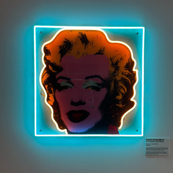 Marilyn Monroe Large by Andy Warhol - LED neon sign - YELLOWPOP UK