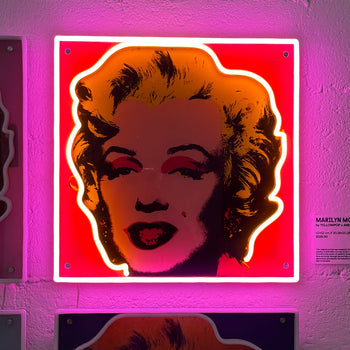 Marilyn Monroe Small by Andy Warhol - LED neon sign - YELLOWPOP UK