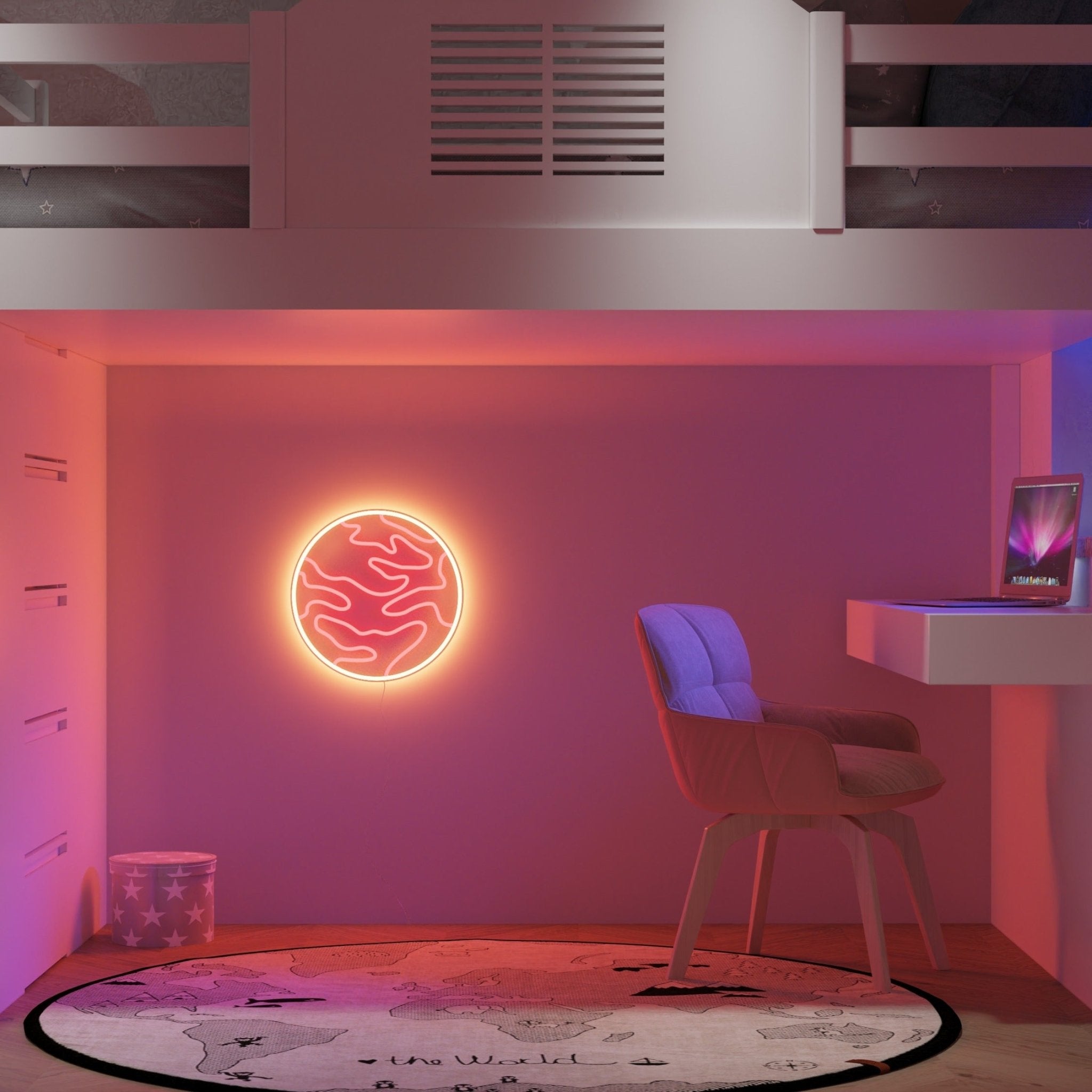 Mars - LED neon sign - YELLOWPOP UK