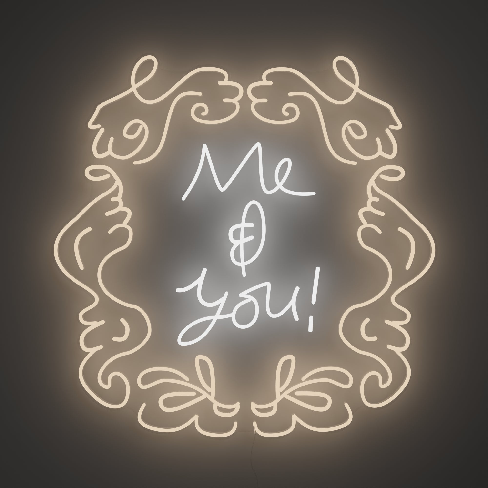 Me & You by Girl Knew York - LED neon sign - YELLOWPOP UK