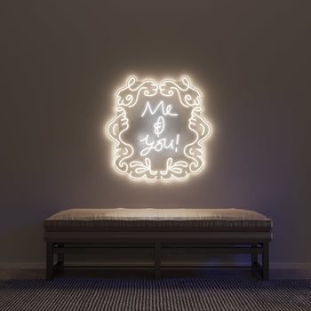Me & You by Girl Knew York - LED neon sign - YELLOWPOP UK
