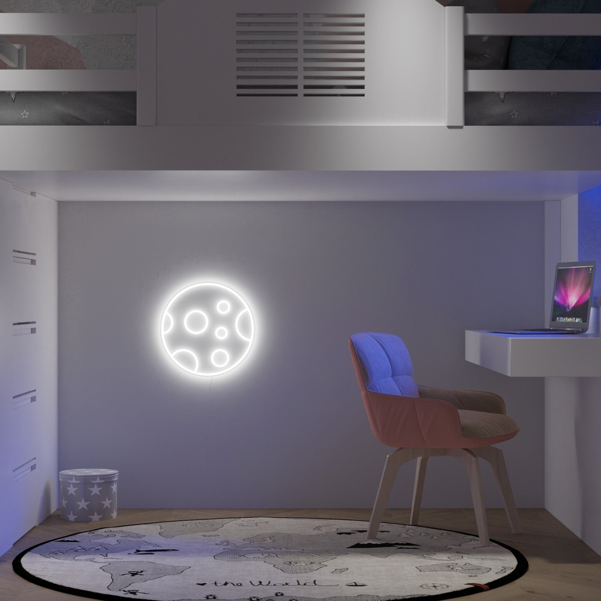 Moon - LED neon sign - YELLOWPOP UK