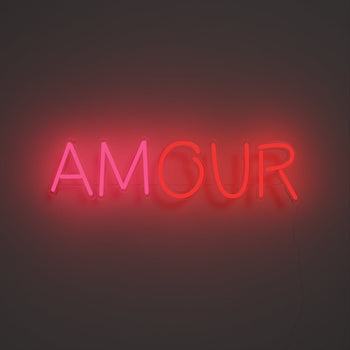 Our Amour, LED Neon Sign - YELLOWPOP UK