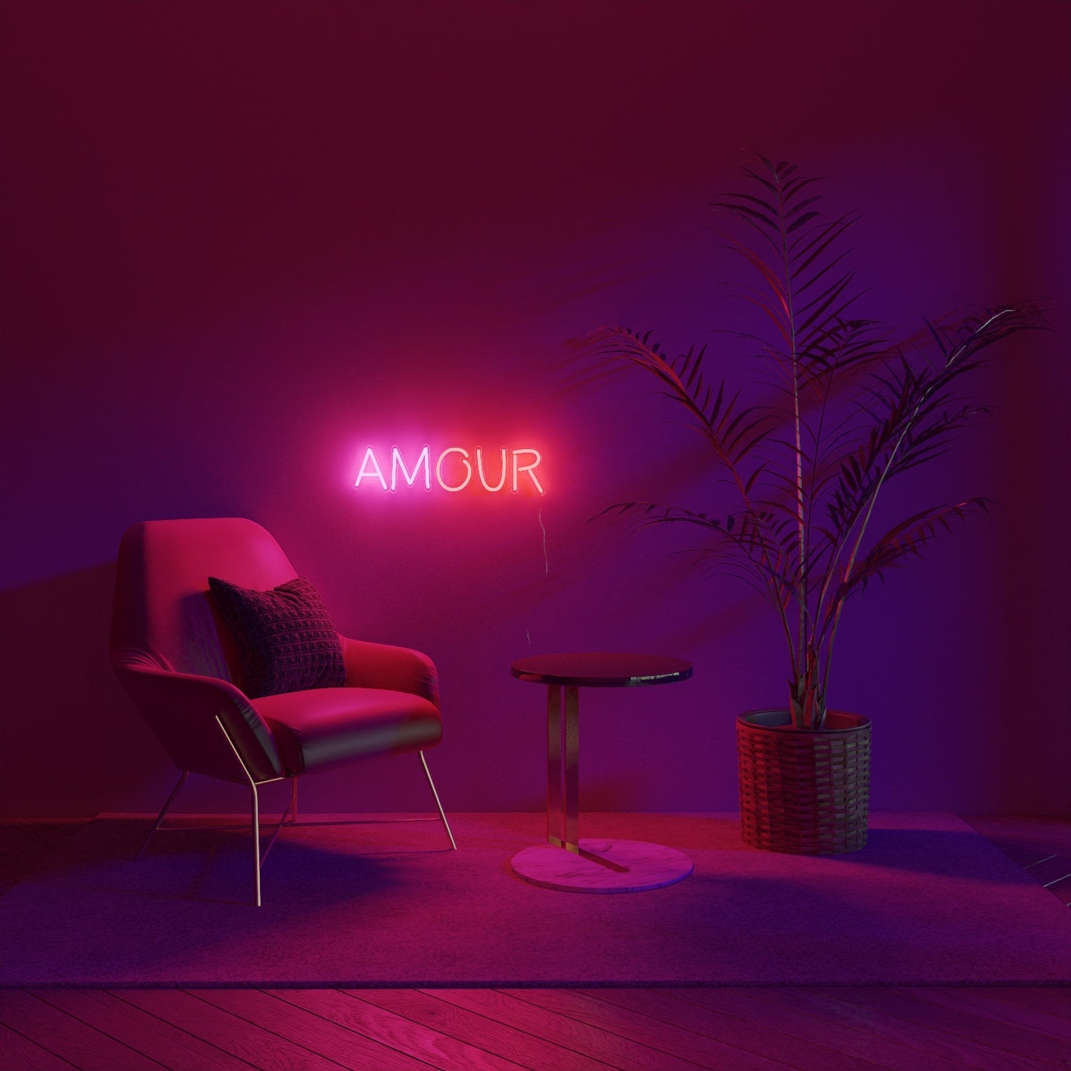 Our Amour, LED Neon Sign - YELLOWPOP UK