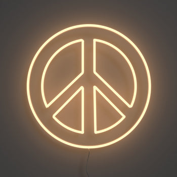 Peace & Love, LED neon sign - YELLOWPOP UK