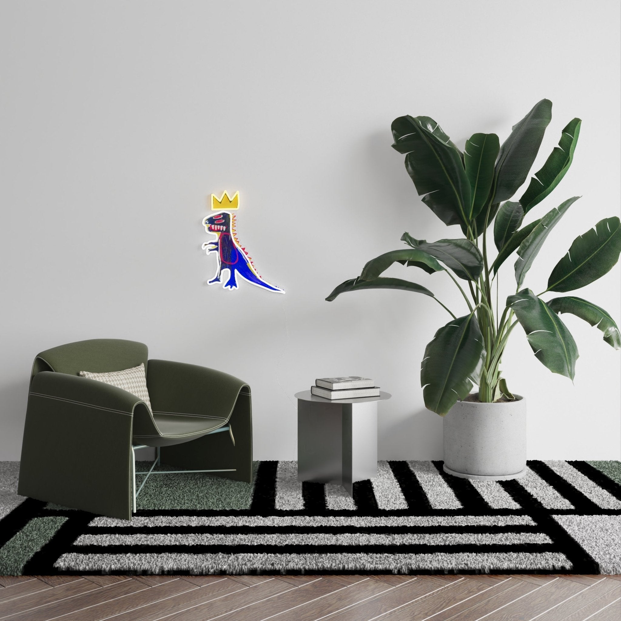 PEZ Dispenser YP x Jean Michel Basquiat, LED neon sign - YELLOWPOP UK