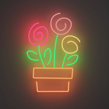 Planted Pop!, LED neon sign - YELLOWPOP UK