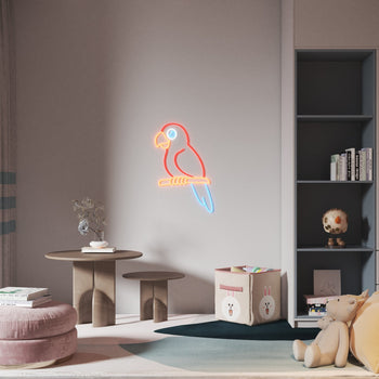 Polly Parrot - LED neon sign - YELLOWPOP UK