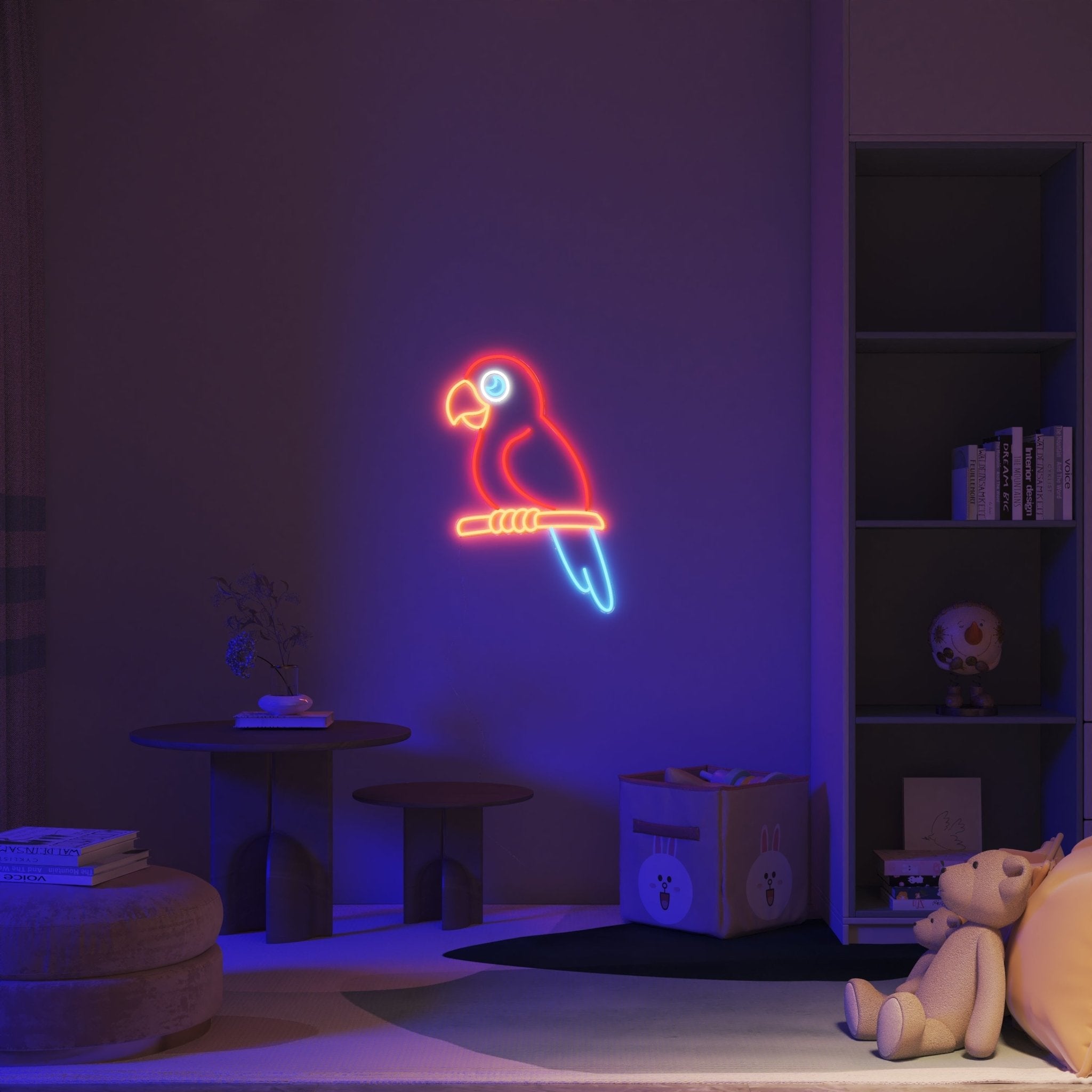 Polly Parrot - LED neon sign - YELLOWPOP UK