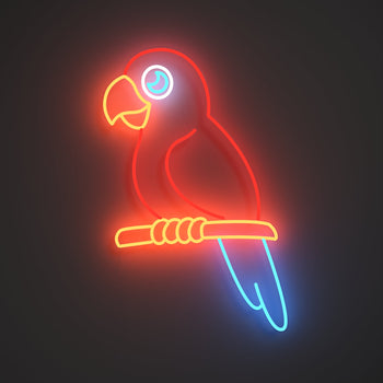 Polly Parrot - LED neon sign - YELLOWPOP UK