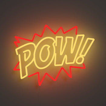 POW! - LED neon sign - YELLOWPOP UK