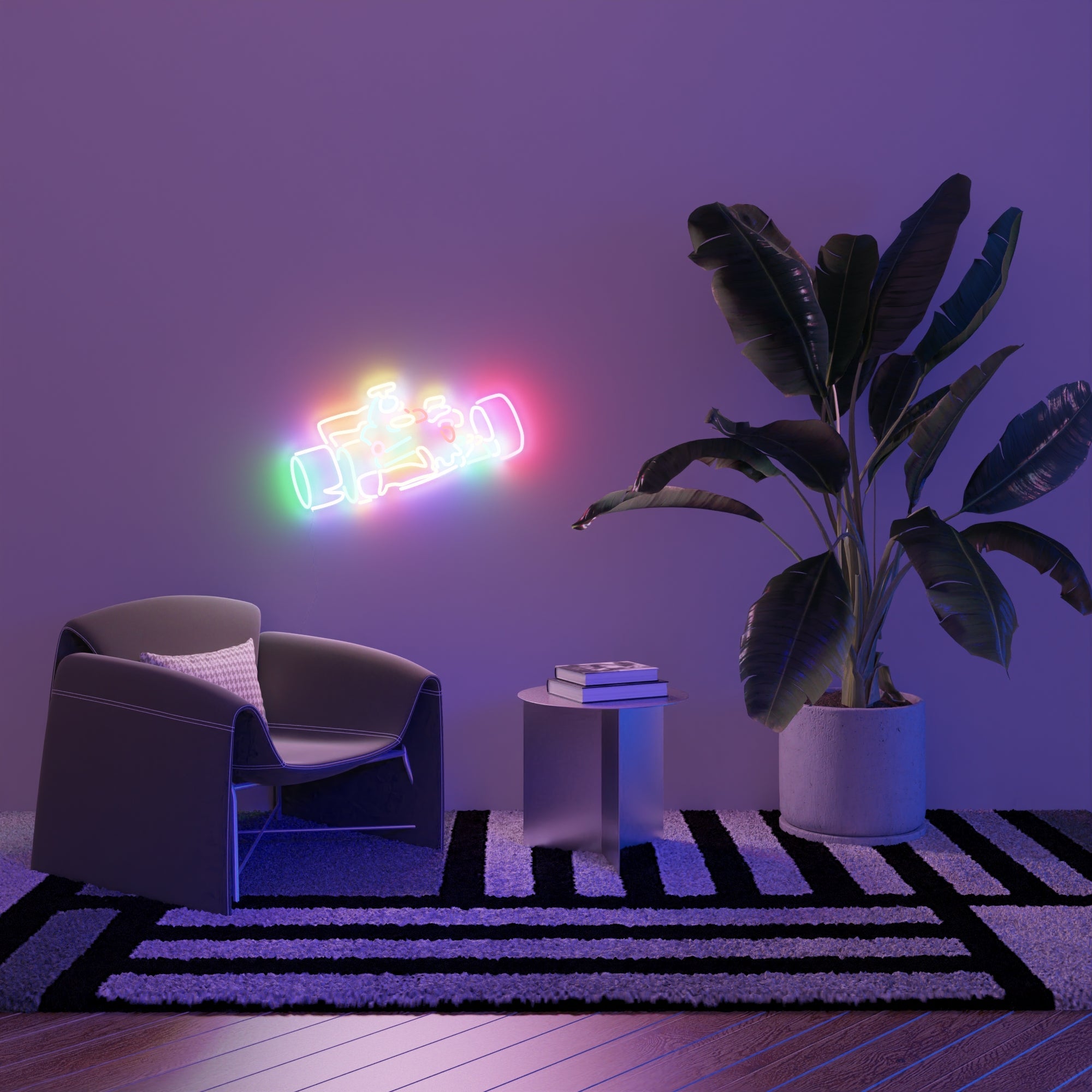 Racer by Yoni Alter, LED neon sign - YELLOWPOP UK