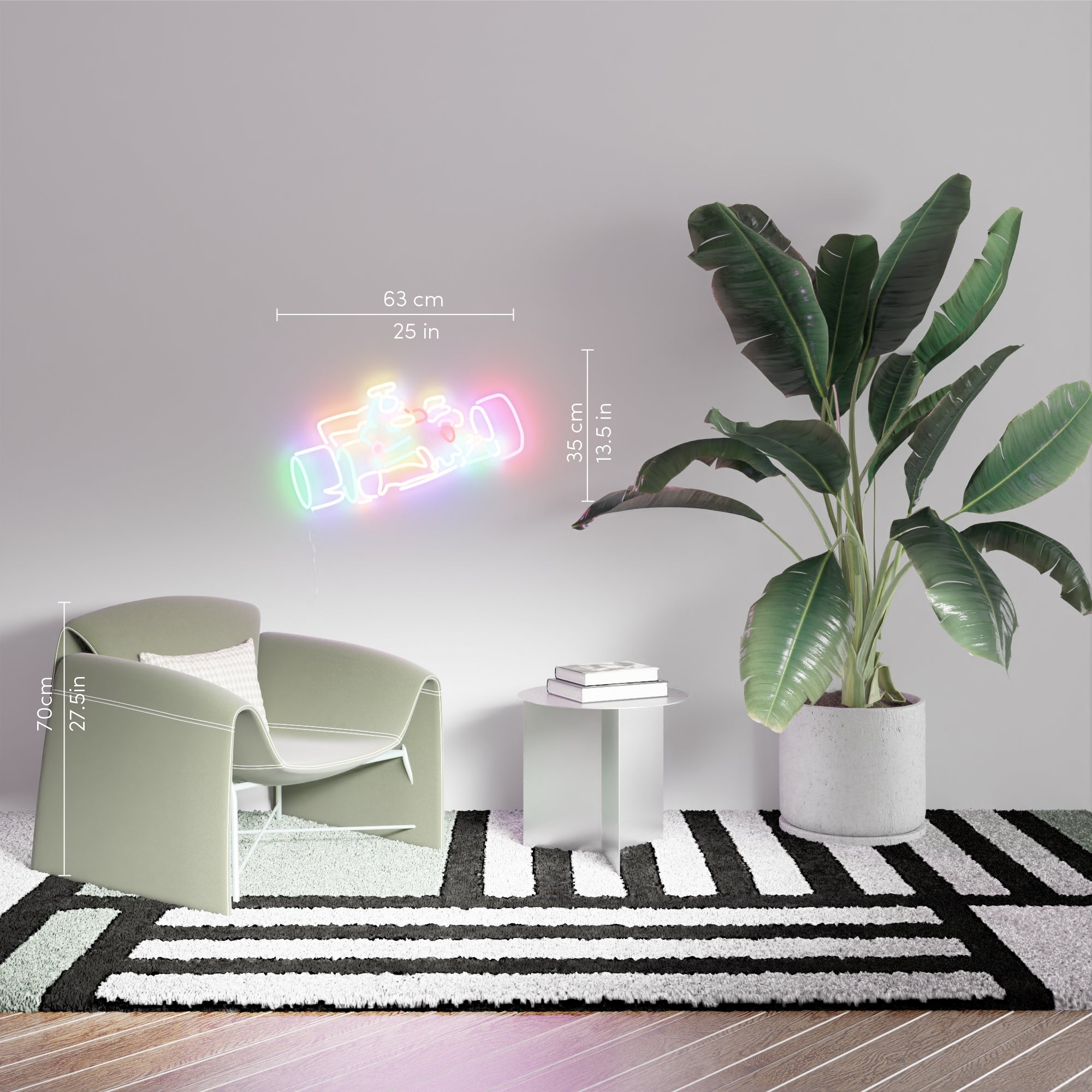 Racer by Yoni Alter, LED neon sign - YELLOWPOP UK