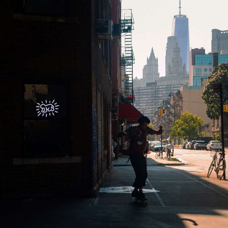 Radiant Baby, YP x Keith Haring, LED neon sign - YELLOWPOP UK