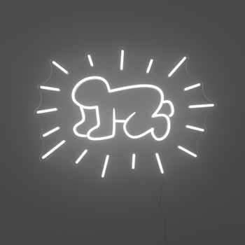 Radiant Baby, YP x Keith Haring, LED neon sign - YELLOWPOP UK