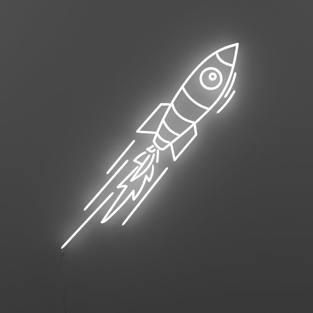 Rocket - LED neon sign by André Saraiva - YELLOWPOP UK