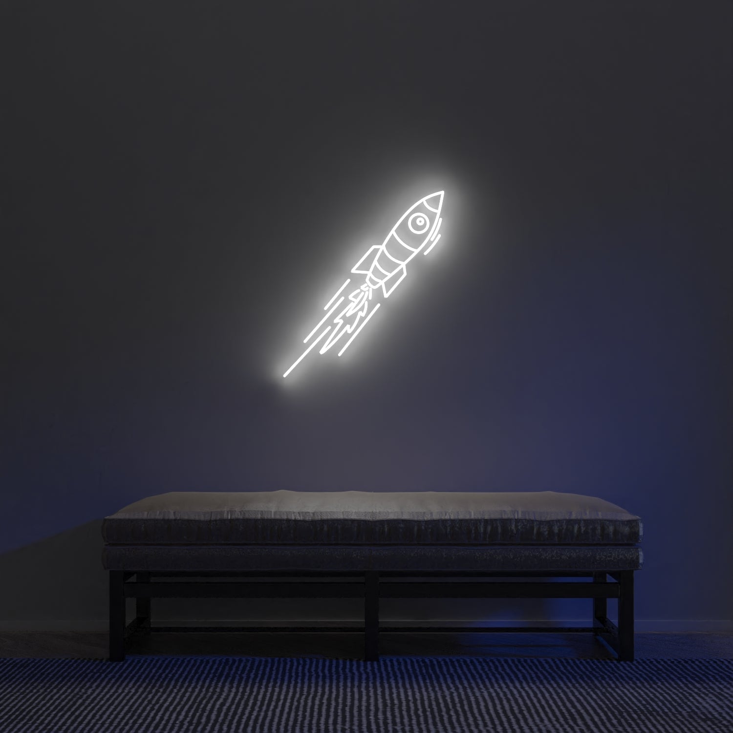 Rocket - LED neon sign by André Saraiva - YELLOWPOP UK