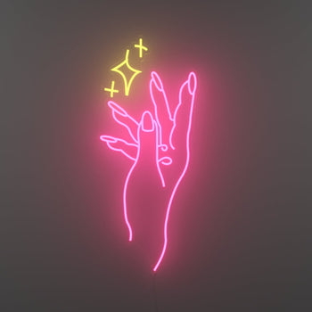 Sass hand by Girl Knew York - LED Neon Sign - YELLOWPOP UK