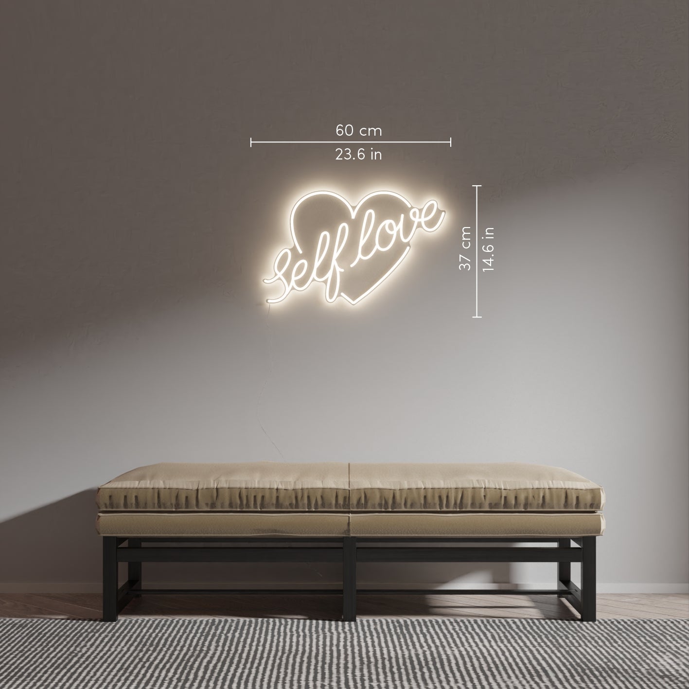 Self-Love by Jean André, LED neon sign - YELLOWPOP UK